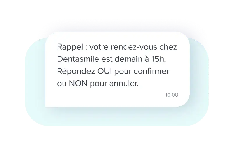 Exemple campagne SMS rappel de rendez-vous