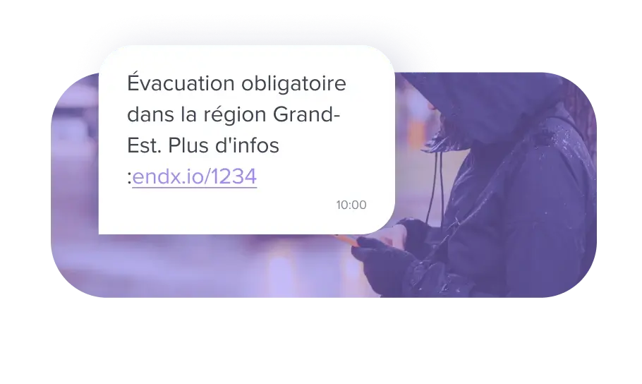 Exemple envoi SMS d'alerte