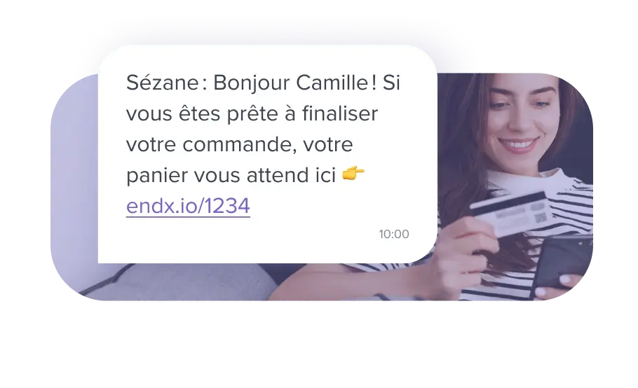 Exemple d'envoi de SMS &agrave; fort engagement