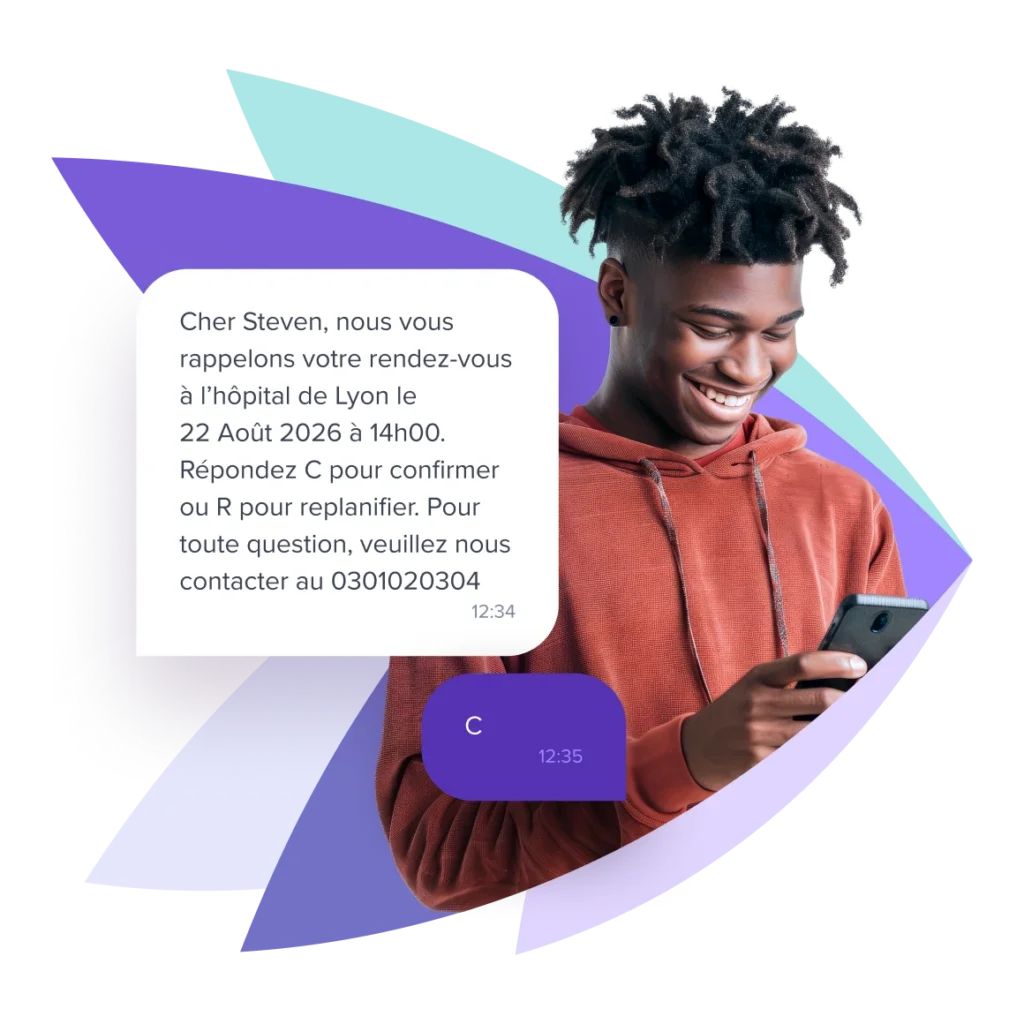 Exemple SMS d'exp&eacute;rience client