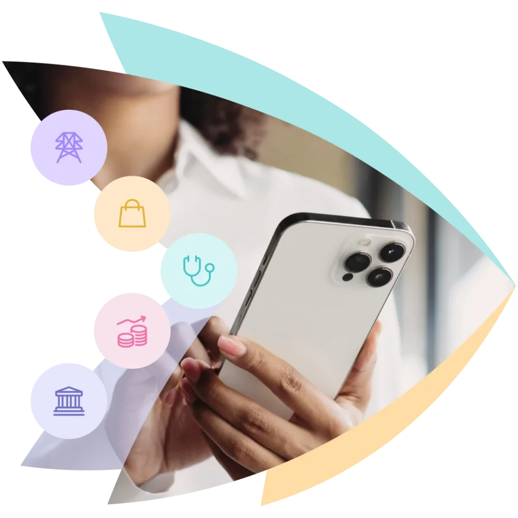 Personne envoyant des messages SMS