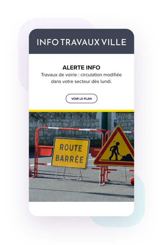 Ic&ocirc;ne e-mail notification ordre public