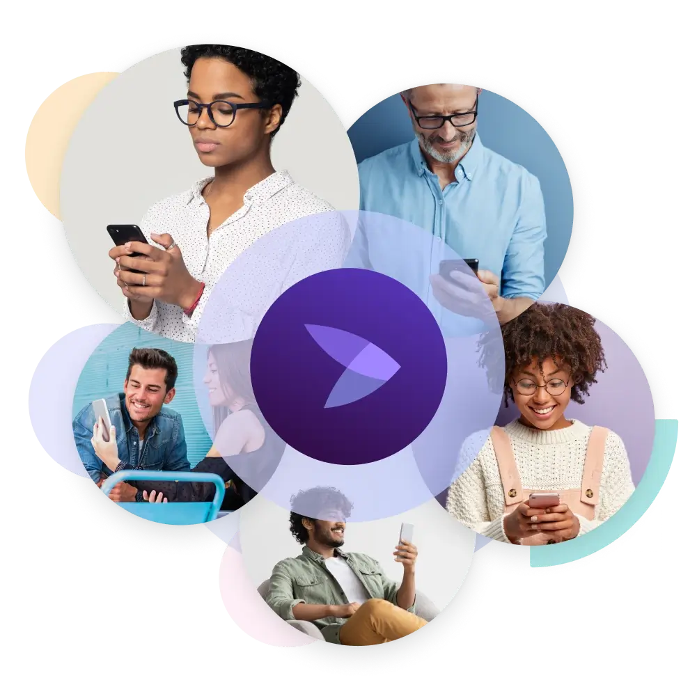 Personnes recevant un message group&eacute;