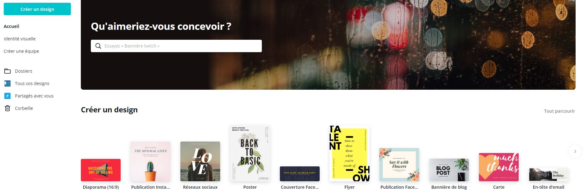 site internet canva