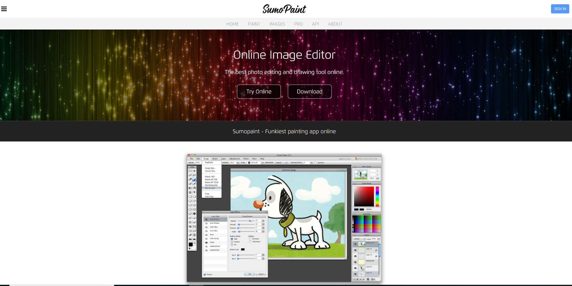 Page sumopaint